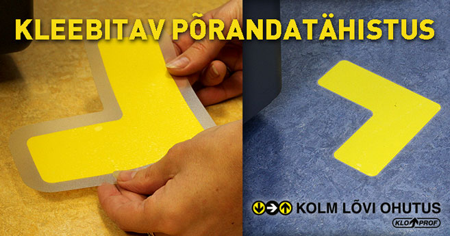 Kleebitav põrandatähistus