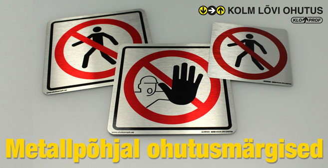 Ohutusmärgistus metallil