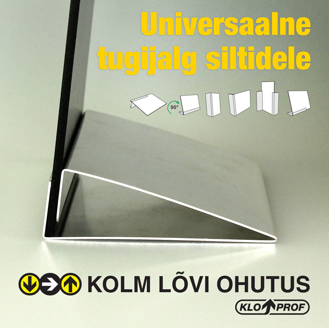 Universaalne metallist tugijalg siltidele www.ohutusmark.ee