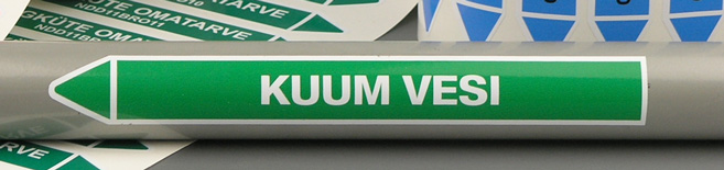 Torustiku kleebis KUUM VESI